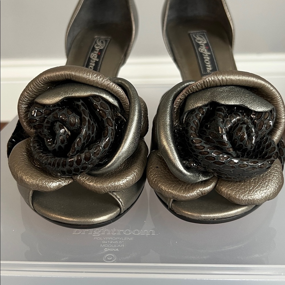 Brighton Rosina Open-Toe Heels - Picture 7 of 13